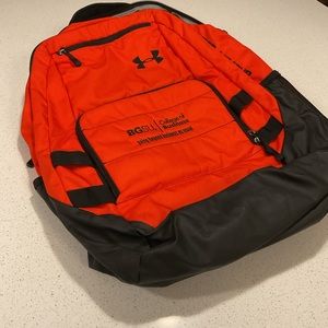 BGSU college of business under armour back pack.
